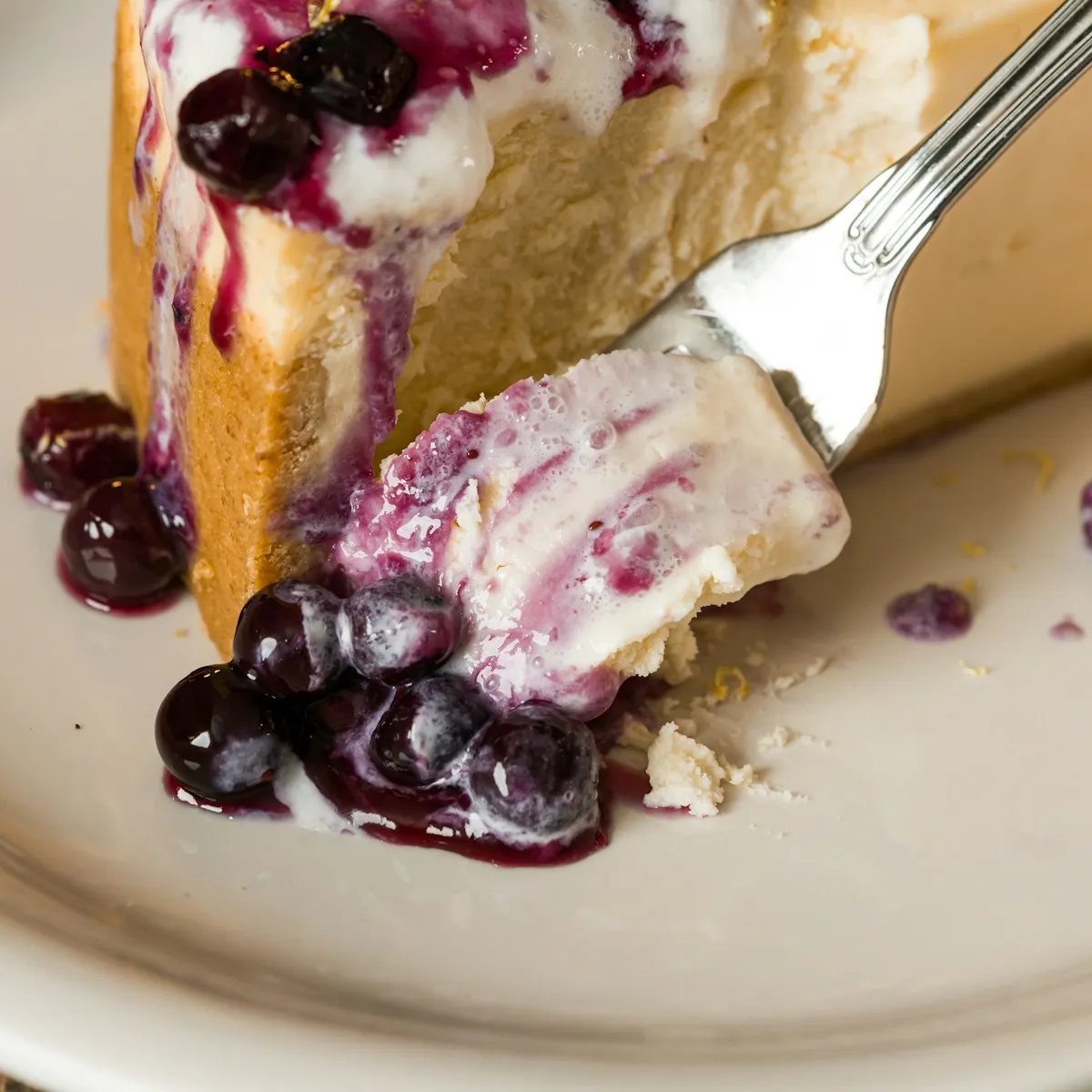 Cheesecake med blåbär